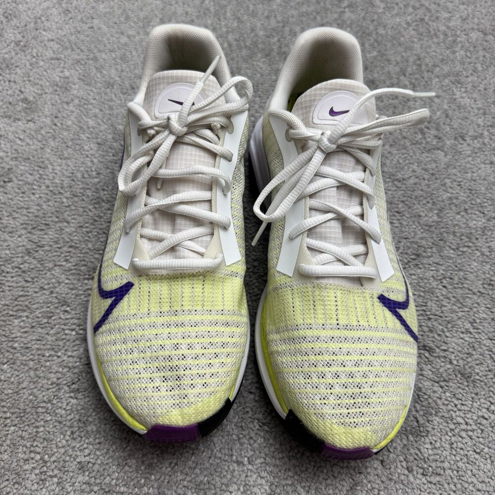 Nike ZoomX SuperRep Surge Training Shoes Women 11 White Lemon Workout Active